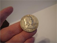 1957 (90% Silver) Franklin Half Dollar