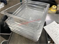 LOT - CAMBRO 2/3 PANS W/ PERFORATIONS