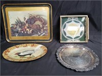 Group of tray plates some marked John derian
