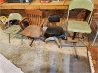 4 Garage/Shop Chairs