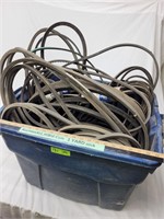 Tub of rubber belts
