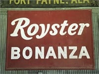 Vintage Royster Bonanza metal sign