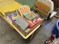 Desk w/ Games & Books