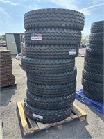 (8) Firemax 11R22.5 All Position Tires 18 Ply