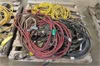 Pallet of Power Cords, Rubber Bungee Straps