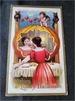 Antique Halloween Lucky Post Card