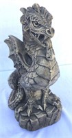 Dragon statue signed Peña 1996