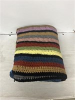 Knitted decorative blanket