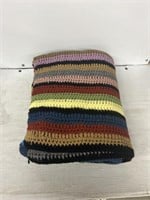 Knitted decorative blanket