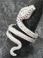 Coiled Size 6 Snake Ring
