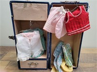 Doll Travel Trunk 13" x 6" x 7"