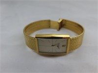 Gold watch marked W668, 750 gold Longines