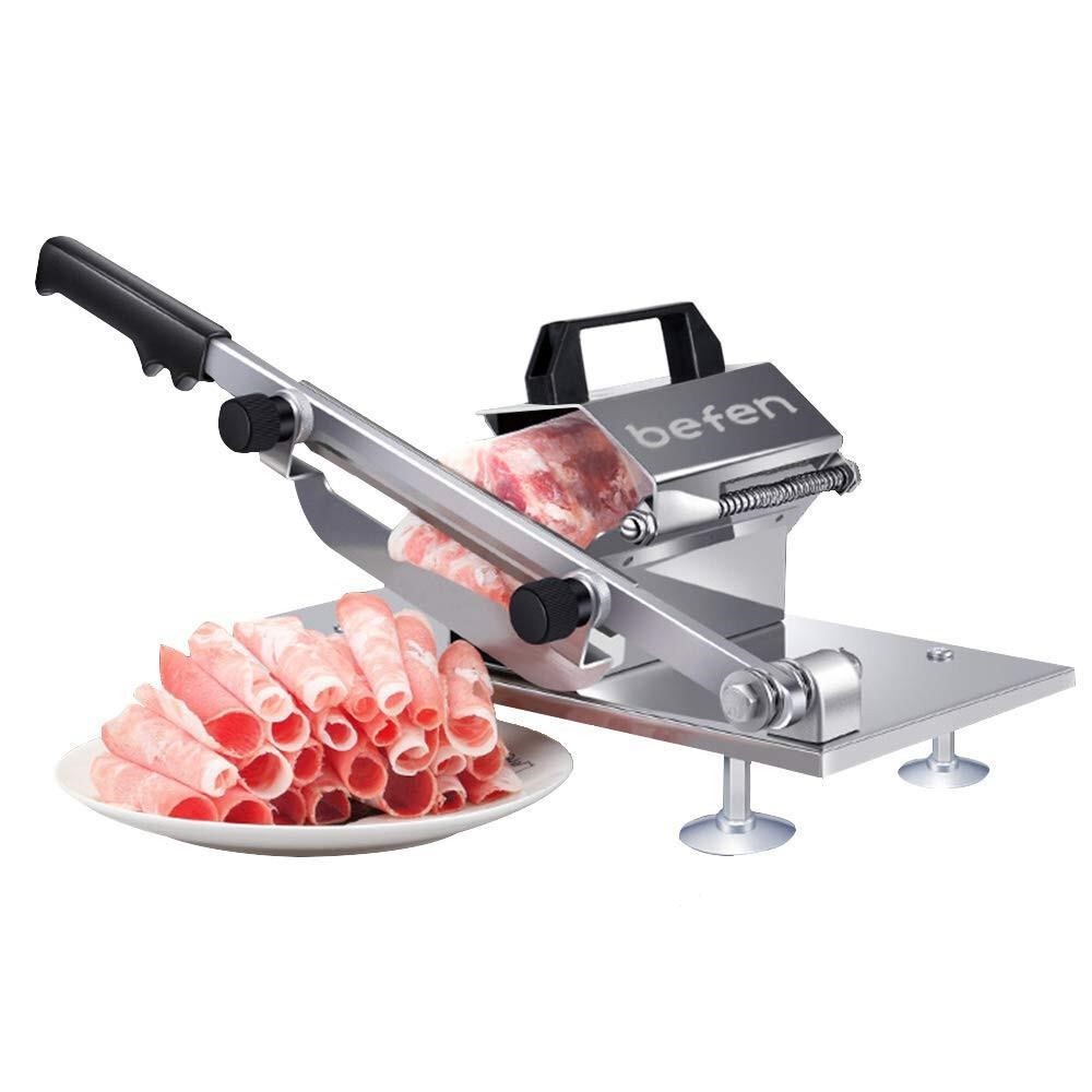 Manual Frozen Meat Slicer, befen Upgraded Stainles