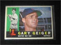 1960 TOPPS #184 GARY GEIGER RED SOX
