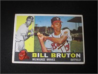 1960 TOPPS #37 BILL BRUTON MILWAUKEE BRAVES