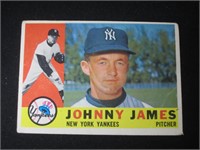 1960 TOPPS #499 JOHNNY JAMES YANKEES