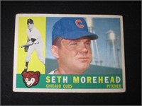 1960 TOPPS #504 SETH MOREHEAD CUBS