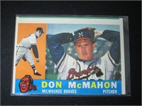 1960 TOPPS #189 DON MCMAHON BRAVES