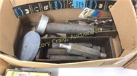 2 Boxes misc, drill bits, CB’s and more