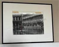 FRAMED PHOTOGRAPH VENICE 1994 PIAZZA SAN MARCO