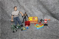 MIXED LOT OF CHILDRENS TOYS ACTION FIGURE ETC.