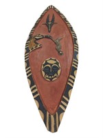 African war shield Carved wooden from Africa