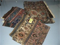 GROUP ANTIQUE RUGS