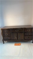 Vintage Wooden Jewelry Chest