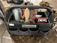 TOOL TOTE WITH DRYWALL TOOLS