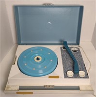 Vtg Zenith Portable Record Player Turntable