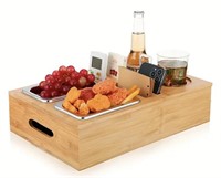 2 PIECE COUCH BAR SNACK BOX WITH REMOVABLE SNACK