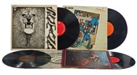 4 SANTANA, DR HOOK, JANIS JOPLIN LP RECORD ALBUMS