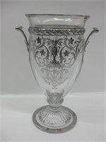 9.5" Tall Antique Silver Overlay Urn