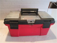 PLASTIC TOOLBOX WITH CONTENT