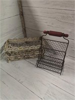 Basket and wire recipe sorter
