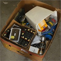 Assorted Electrical Breakers, Wire, Etc
