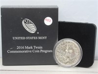 2016 Mark Twain Commemorative Uncirculated Silver