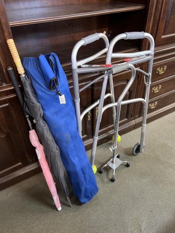 Bag chair umbrellas handicap walker