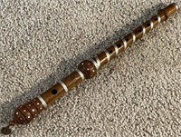 E - WOODEN FLUTE 17"L (L45)