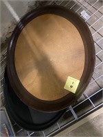 2 XL oval serving trays