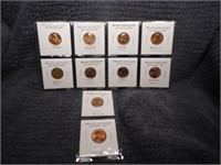 Lot of Uncirculated Wheat pennies