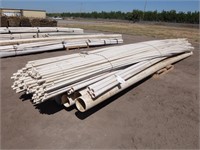 Large lot of assorted Class 125 PVC Pipe