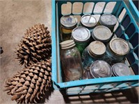 Lot ball jars and cones