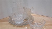 Glass Pitchers and Serving Bowls