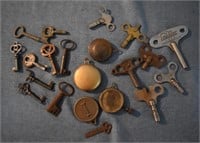 Assorted Keys & Clock Pendulums