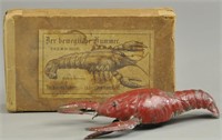 BOXED GERMAN TIN LOBSTER
