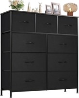 Sweetcrispy Dresser With 9 Drawers, Storage Unit
