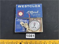 Vintage Westclox Stopwatch in Original Box