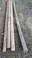 (4) TREATED 4" POSTS (CRIBBING)