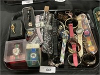 Large Lot Of Fashion Watches.